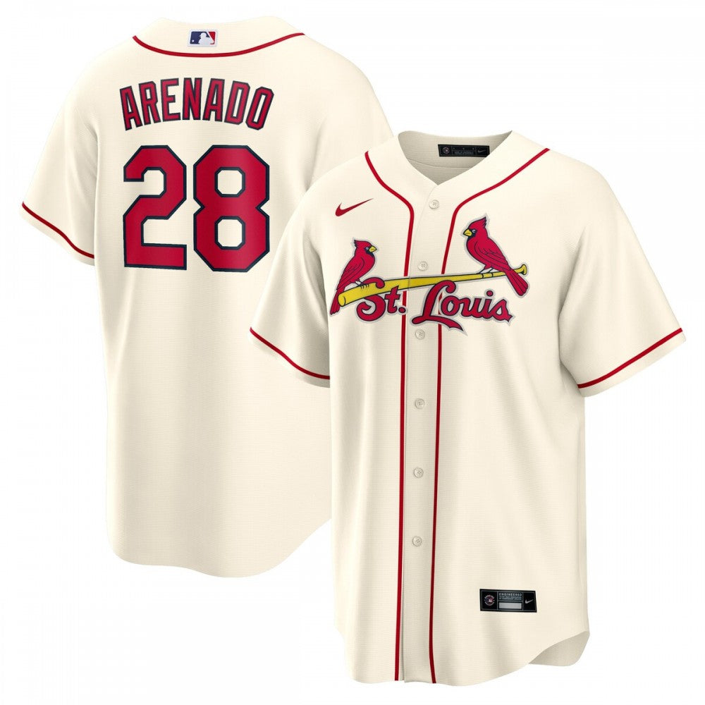 Nolan Arenado St. Louis Cardinals Nike Alternate Official Replica Player MLB Jersey - Cream