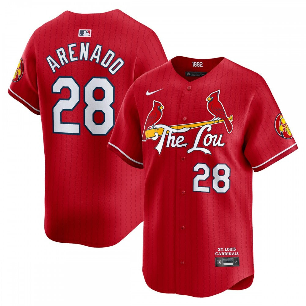 Nolan Arenado St. Louis Cardinals Nike 2024 City Connect Limited Player MLB Jersey - Red