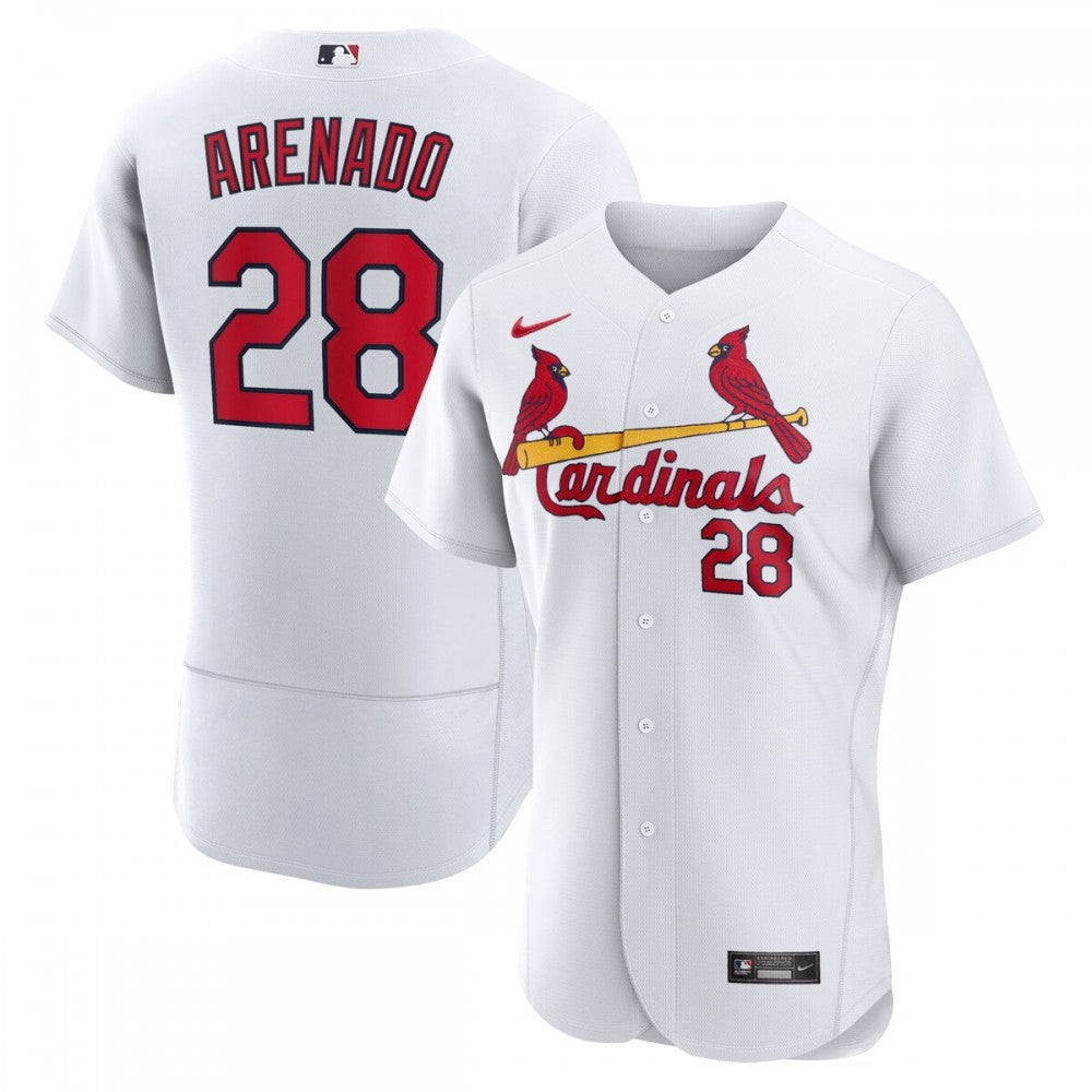 Nolan Arenado St. Louis Cardinals Nike Home Authentic Player MLB Jersey - White