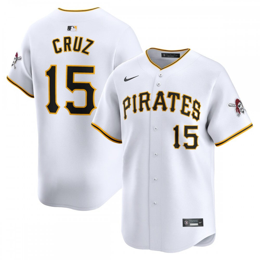 Oneil Cruz Pittsburgh Pirates Nike Home Limited Player MLB Jersey - White