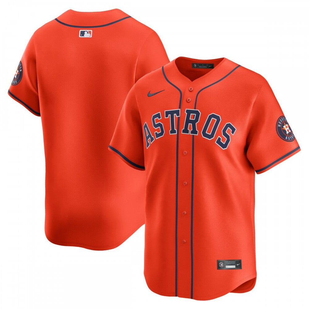 Houston Astros Nike  Alternate Limited MLB Jersey?C Orange