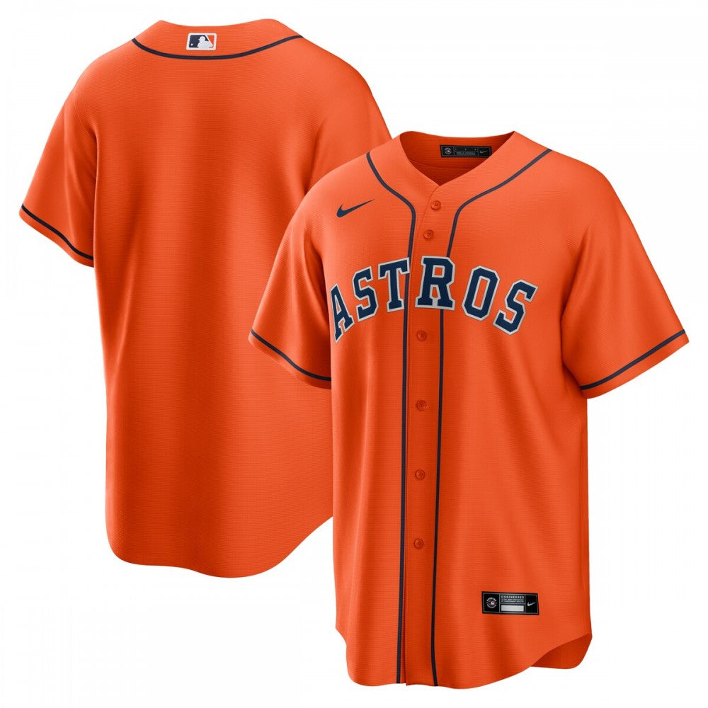 Houston Astros Nike Alternate Replica Team MLB Jersey - Orange