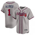 Ozzie Albies Atlanta Braves Nike Road Limited Player MLB Jersey - Gray