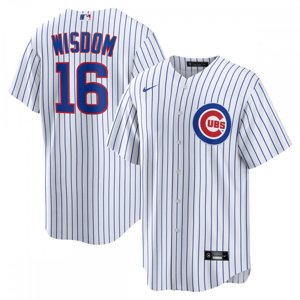 Patrick Wisdom Chicago Cubs Nike Home Replica MLB Jersey - White