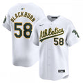 Paul Blackburn Oakland Athletics Nike Home Limited Player MLB Jersey - White