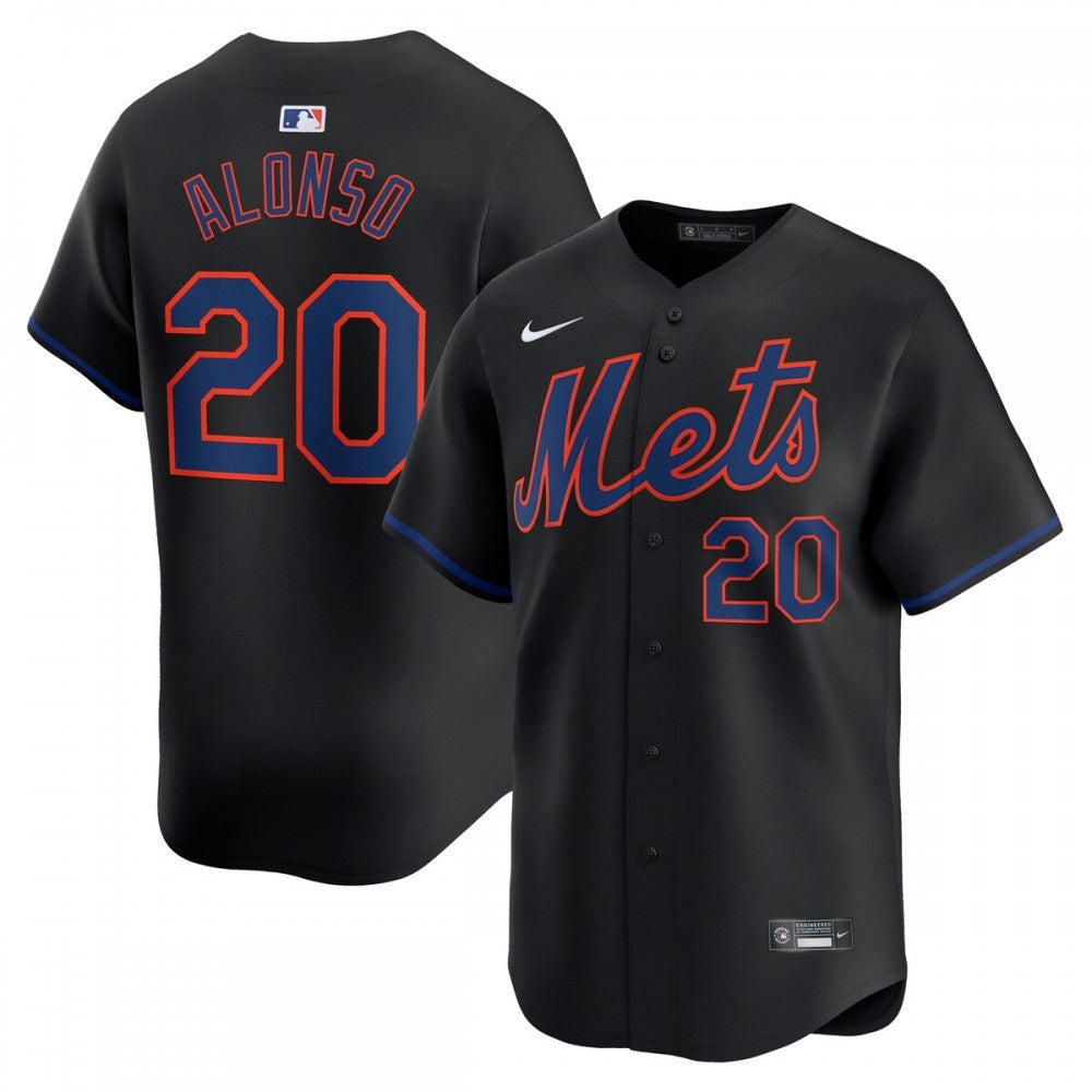 Pete Alonso New York Mets Nike Alternate Limited Player MLB Jersey?C Black