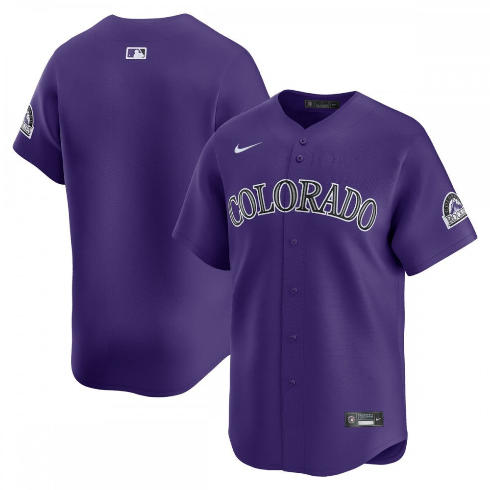 Colorado Rockies Nike  Alternate Limited MLB Jersey?C Purple