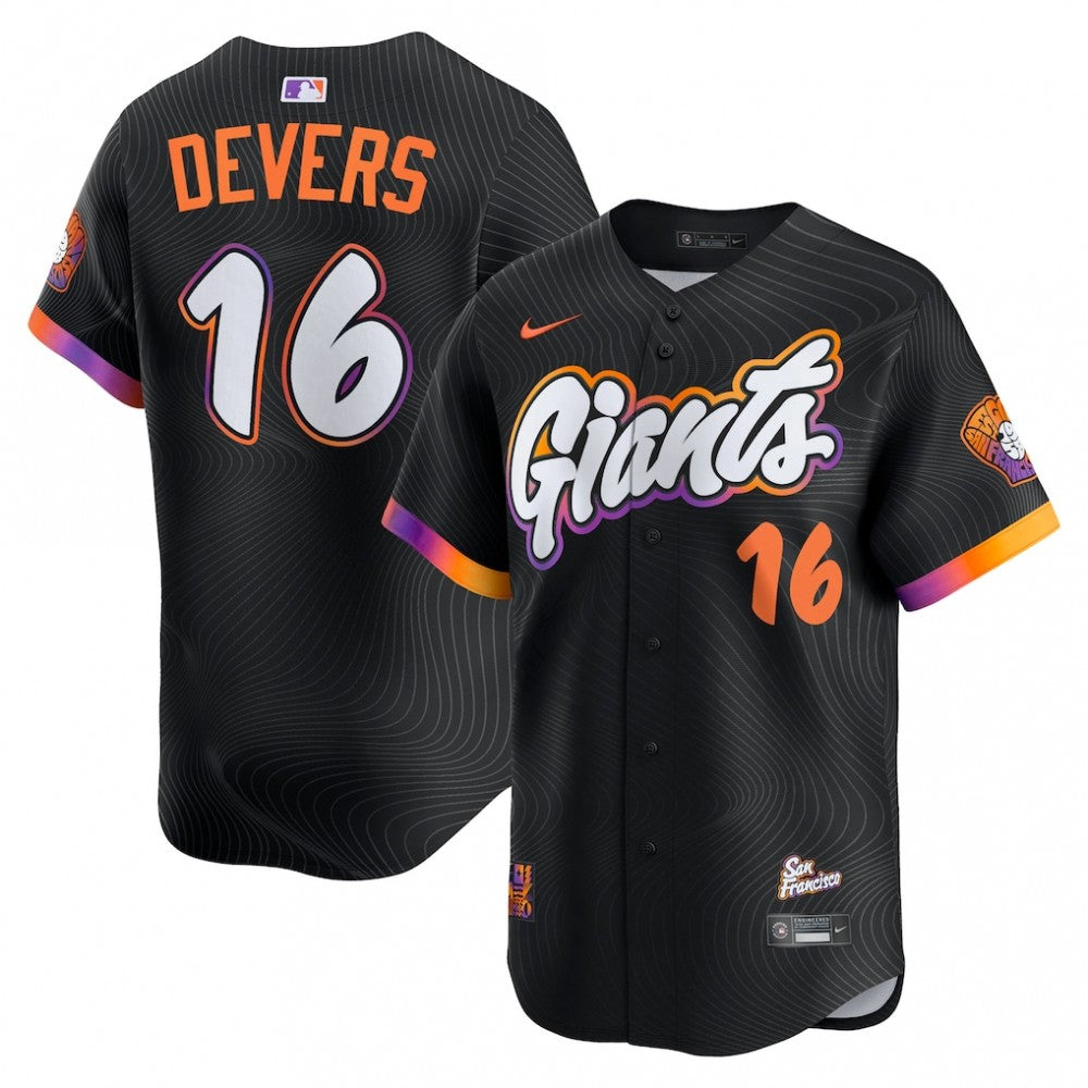 Rafael Devers San Francisco Giants Nike 2025 City Connect Limited Player MLB Jersey - Black