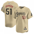 Randy Johnson Arizona Diamondbacks Nike City Connect Retired Player MLB Jersey - Sand