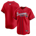 Atlanta Braves Nike Alternate Limited MLB Jersey - Red