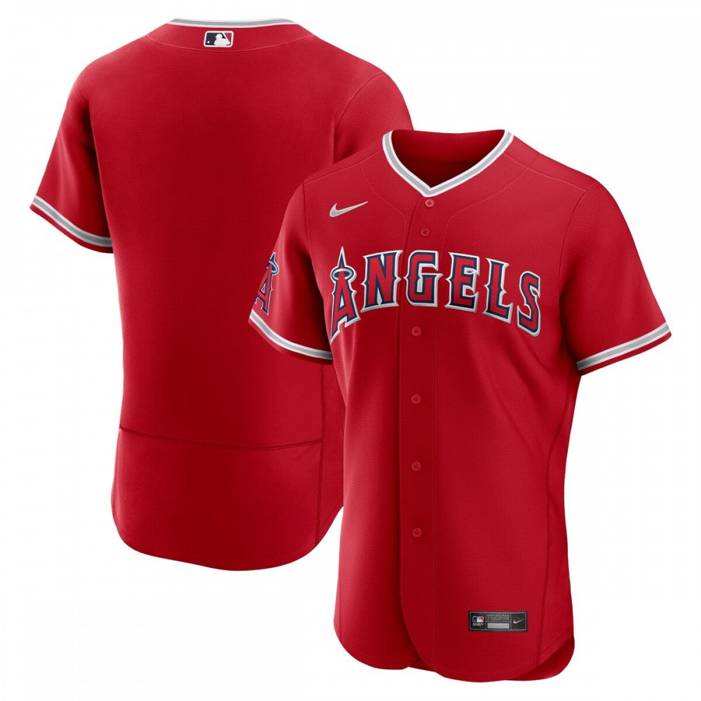 Los Angeles Angels Nike Alternate Authentic Team MLB Jersey - Red
