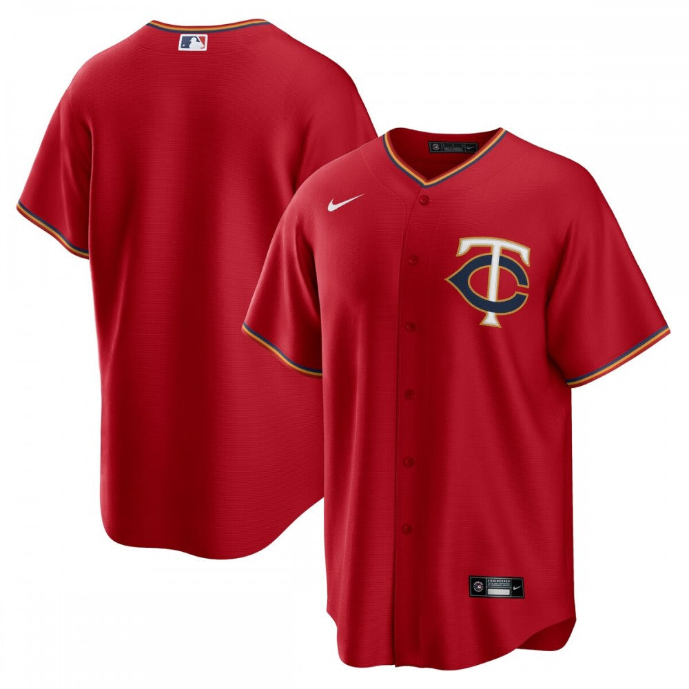 Minnesota Twins Nike Alternate Replica Team MLB Jersey - Red