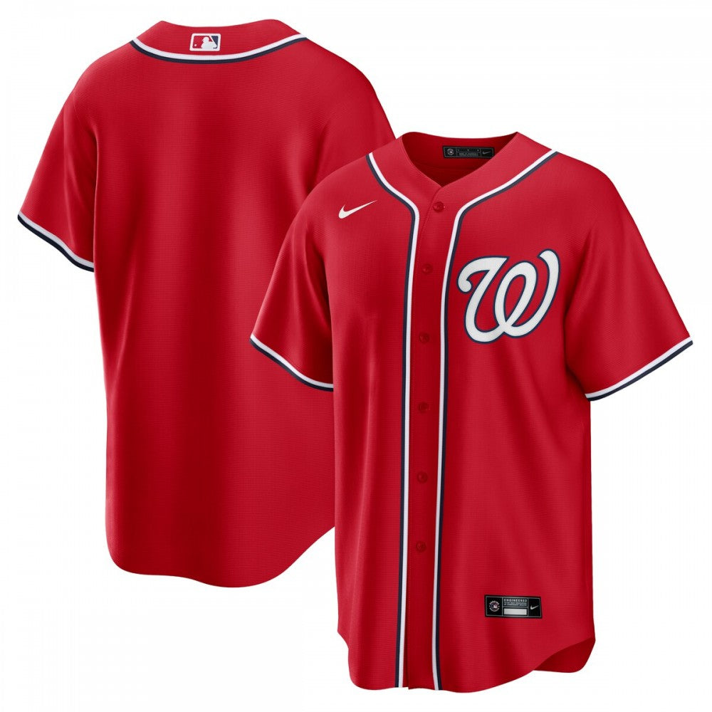 Washington Nationals Nike Alternate Replica Team MLB Jersey - Red