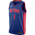 Reggie Jackson Detroit Pistons Nike Swingman NBA Jersey Blue - Icon Edition
