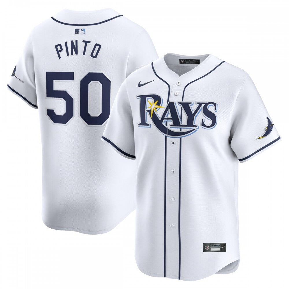 Rene Pinto Tampa Bay Rays Nike Home Limited Player MLB Jersey - White
