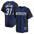 Riley Greene Detroit Tigers Nike 2024 City Connect Limited MLB Jersey - Navy