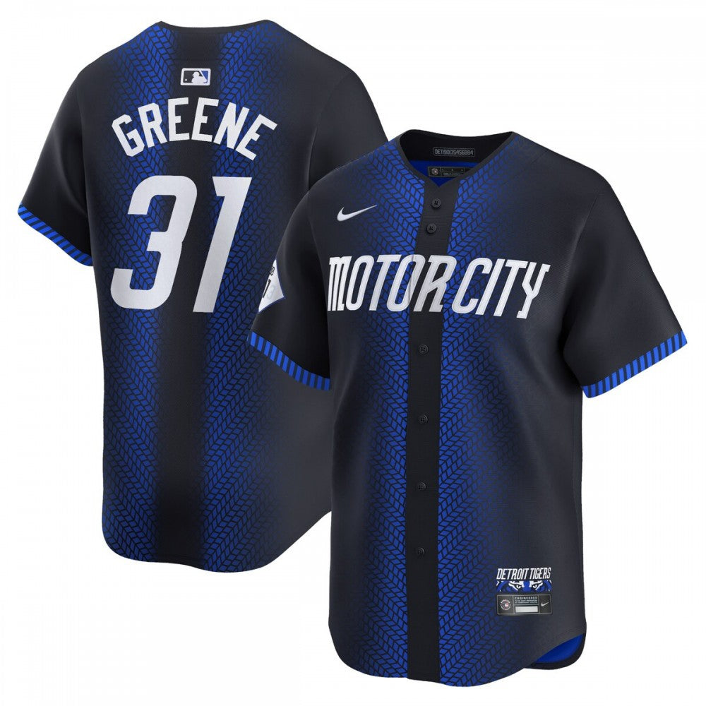 Riley Greene Detroit Tigers Nike 2024 City Connect Limited MLB Jersey - Navy
