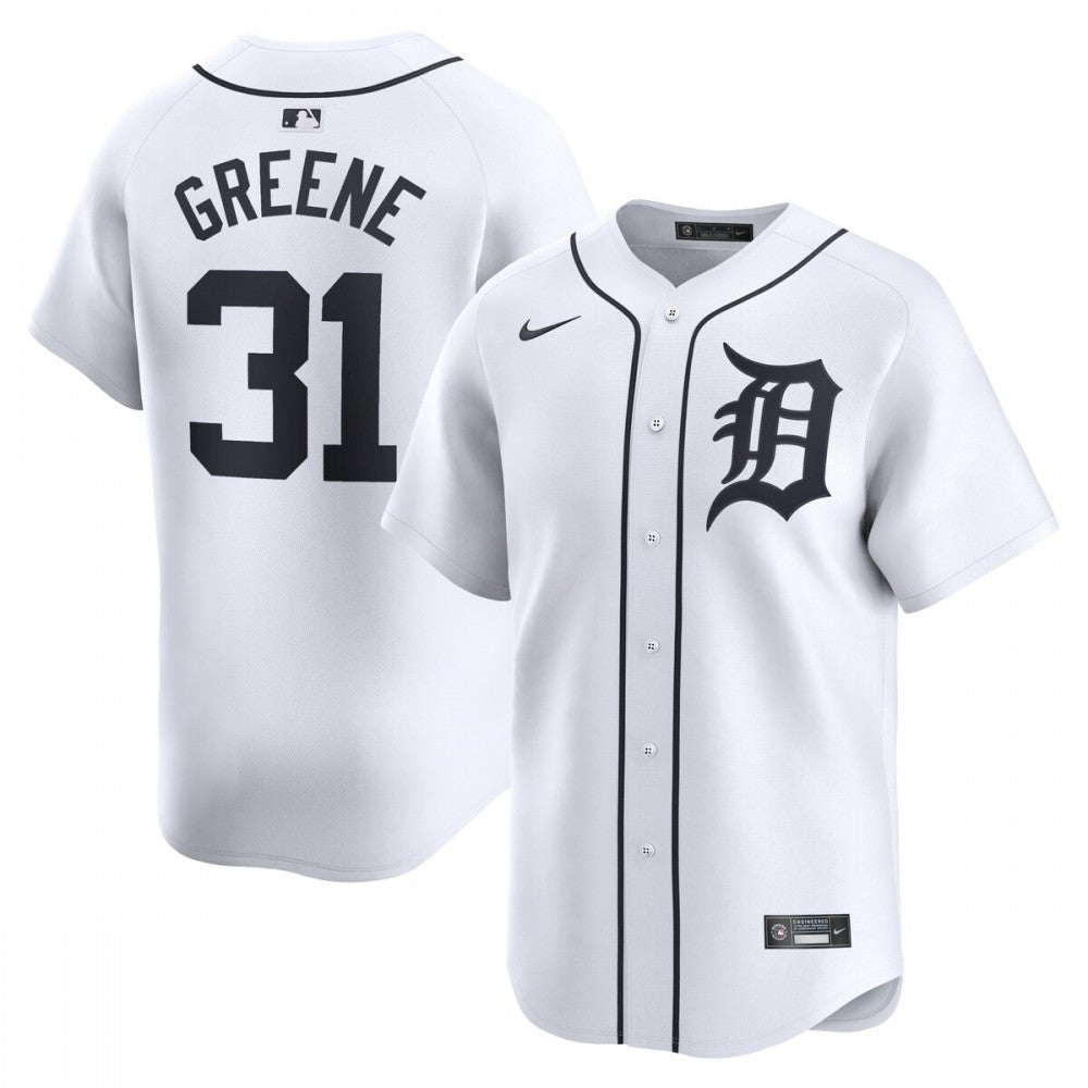 Riley Greene Detroit Tigers Nike Home Limited Player MLB Jersey - White