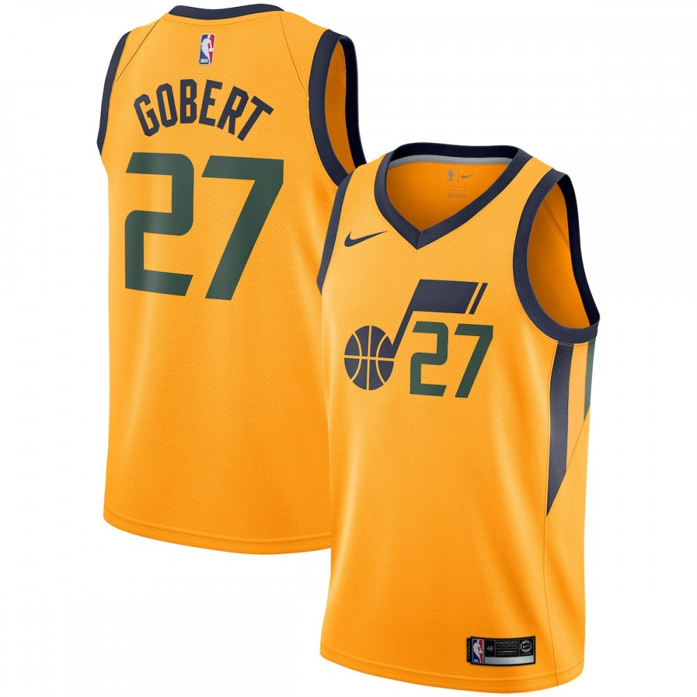 Rudy Gobert Utah Jazz Nike Replica Swingman NBA Jersey - Statement Edition - Gold