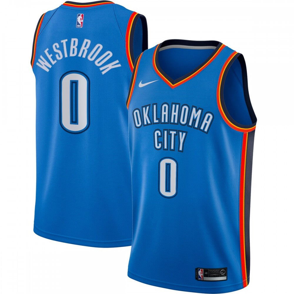 Russell Westbrook Oklahoma City Thunder Nike Swingman Player NBA Jersey - Icon Edition - Blue