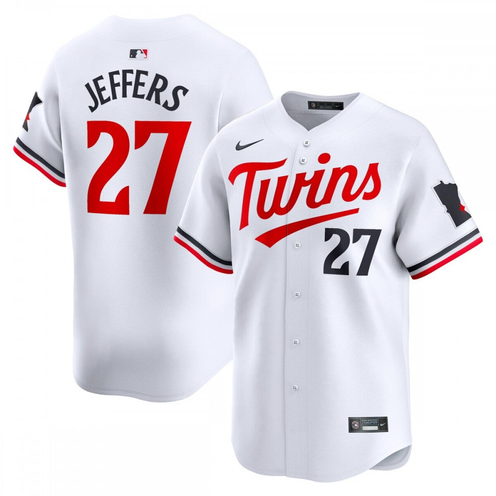 Ryan Jeffers Minnesota Twins Nike Home Limited Player MLB Jersey - White
