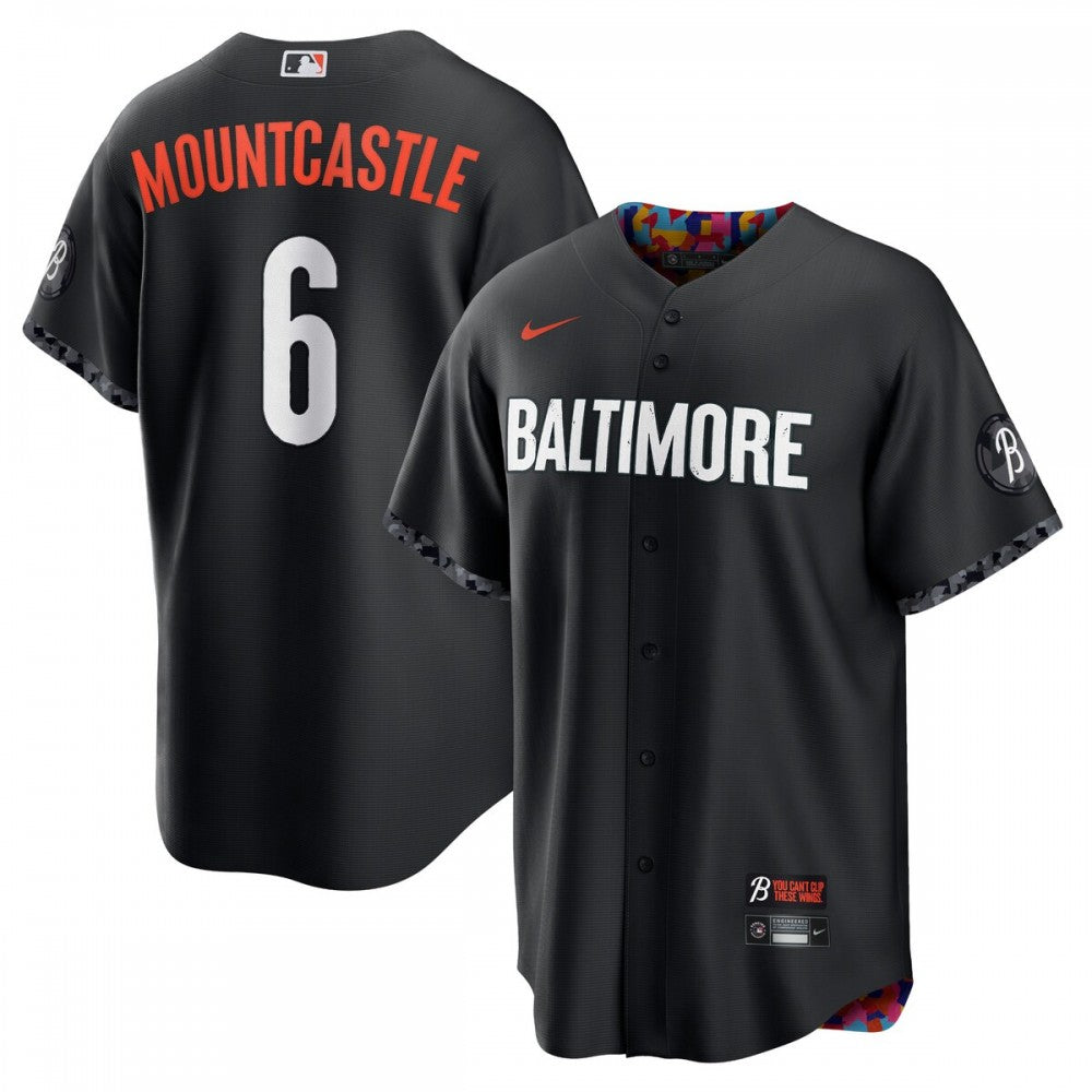 Ryan Mountcastle Baltimore Orioles Nike 2023 City Connect Replica Player MLB Jersey - Black