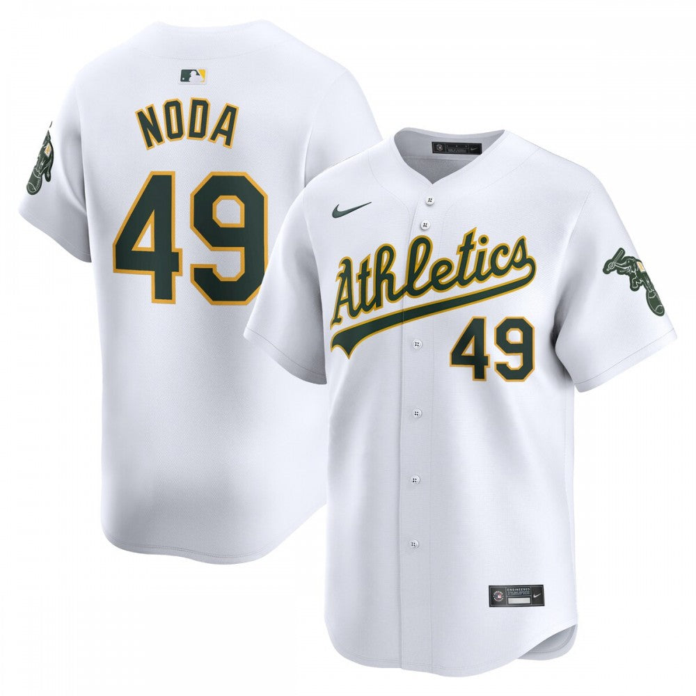Ryan Noda Oakland Athletics Nike Home Limited Player MLB Jersey - White