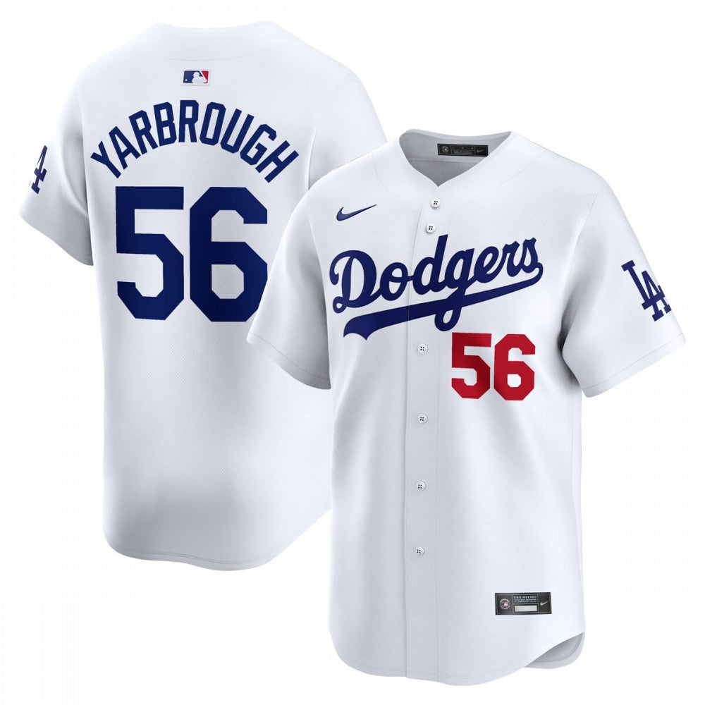 Ryan Yarbrough Los Angeles Dodgers Nike Home Limited Player MLB Jersey - White