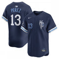 Salvador Perez Kansas City Royals Nike City Connect Limited Player MLB Jersey - Navy
