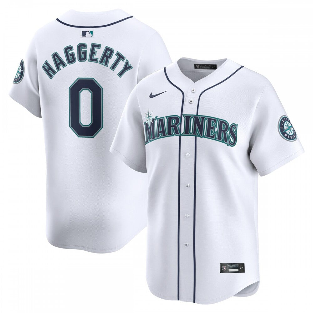 Sam Haggerty Seattle Mariners Nike Home Limited Player MLB Jersey - White