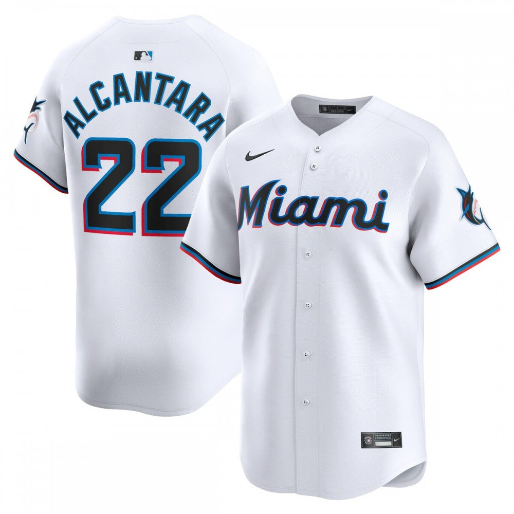 Sandy Alcantara Miami Marlins Nike Home Limited Player MLB Jersey - White