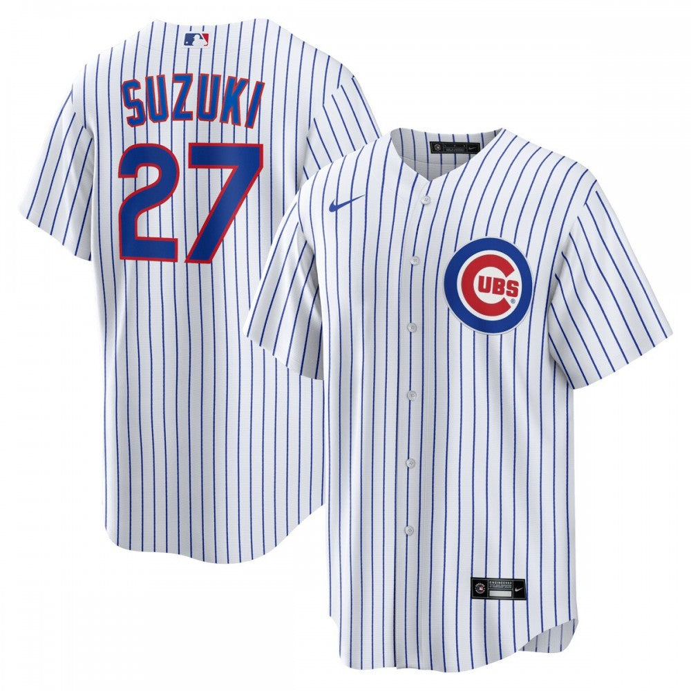 Seiya Suzuki Chicago Cubs Nike Home Replica MLB Jersey - White