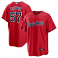 Shane Bieber Cleveland Guardians Nike Alternate Replica Player MLB Jersey - Red