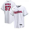 Shane Bieber Cleveland Guardians Nike Replica Player MLB Jersey - White