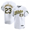 Shea Langeliers Oakland Athletics Nike Home Limited Player MLB Jersey - White