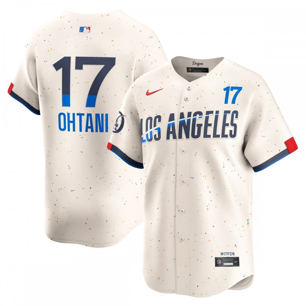 Shohei Ohtani Los Angeles Dodgers Nike 2024 City Connect Limited Player MLB Jersey - Cream