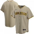 San Diego Padres Nike Alternate Replica Team MLB Jersey - Tan