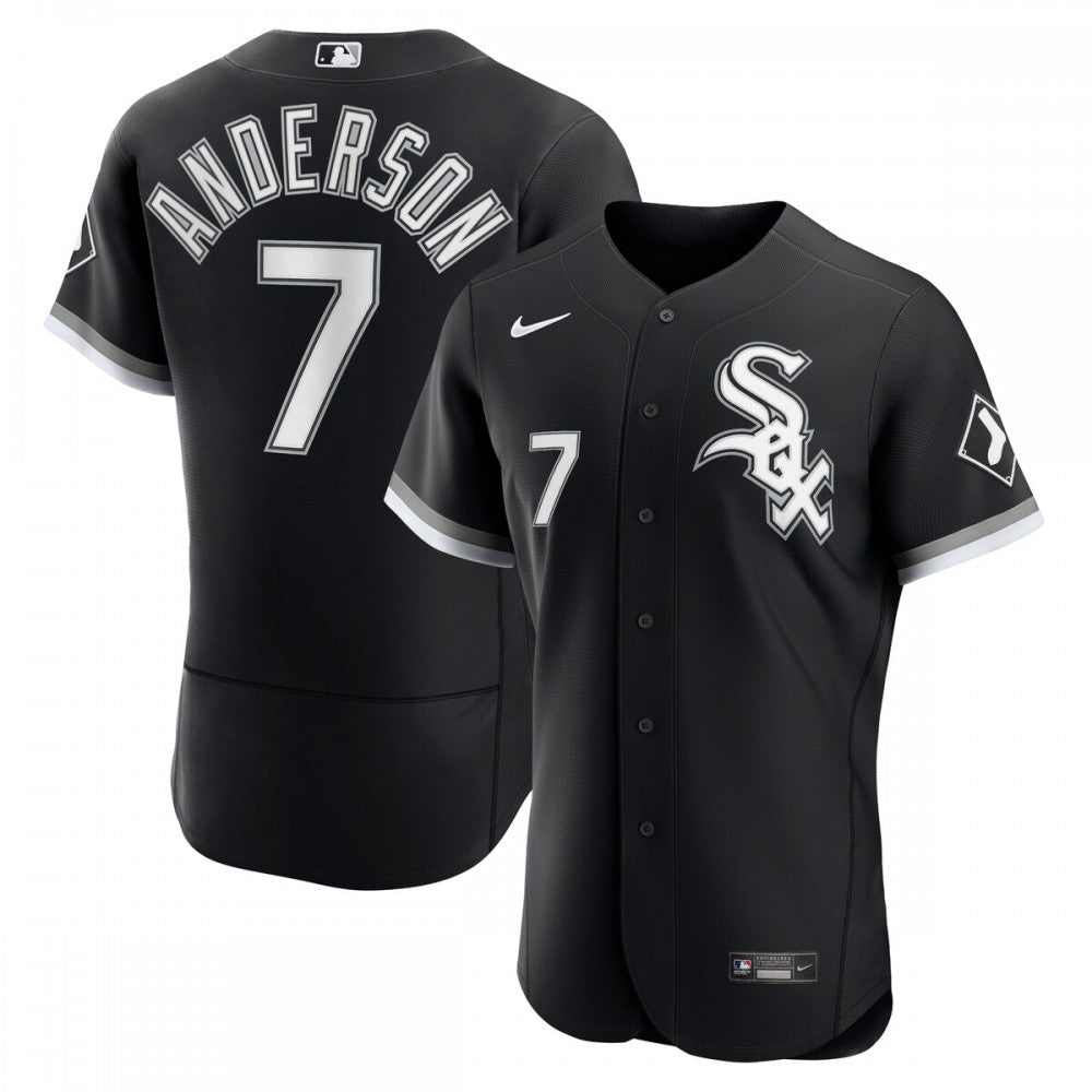 Tim Anderson Chicago White Sox Nike Alternate Authentic Player MLB Jersey - Black