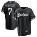 Tim Anderson Chicago White Sox Nike City Connect Replica Player MLB Jersey - Black
