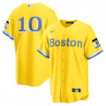 Trevor Story Boston Red Sox Nike City Connect Replica Player MLB Jersey - Gold