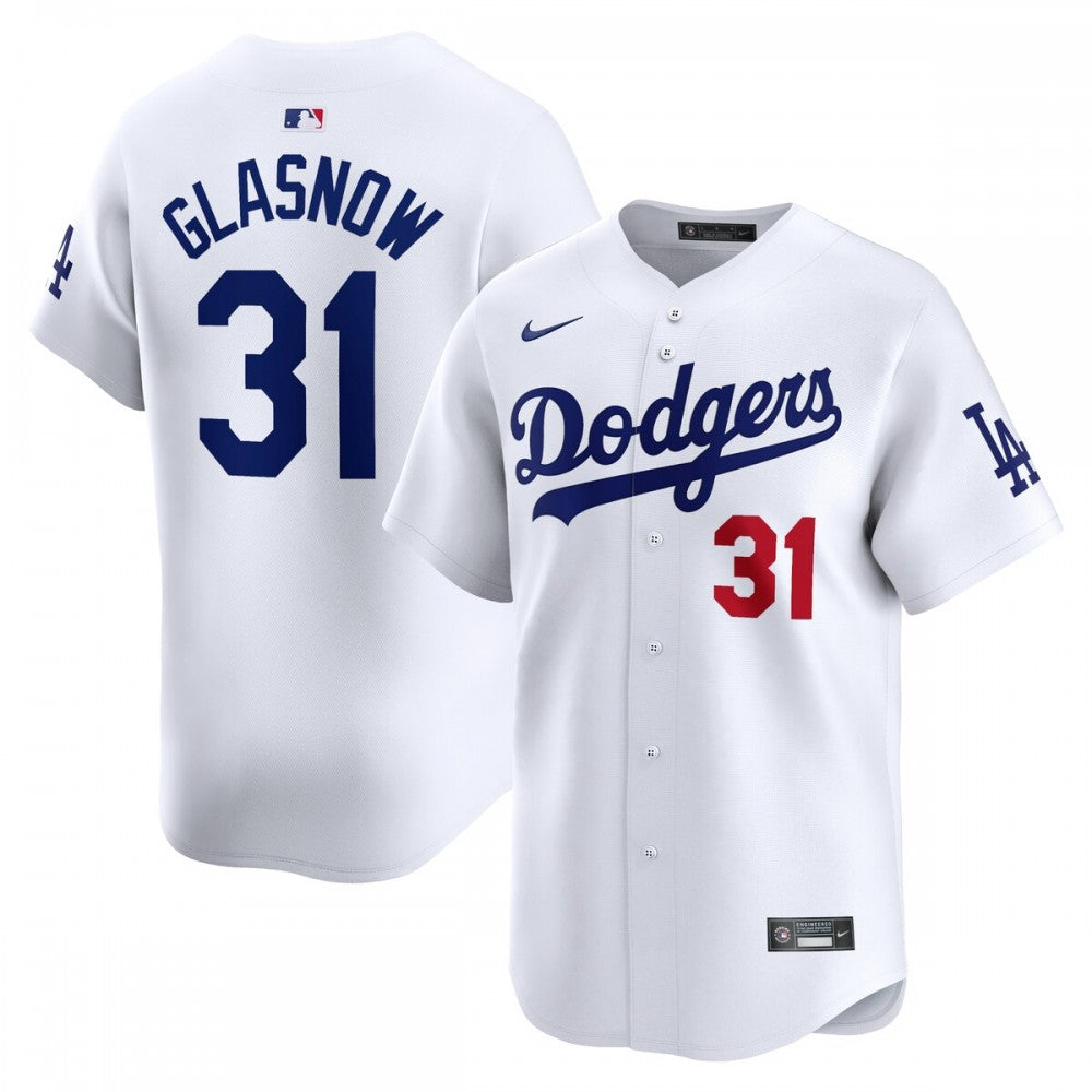 Tyler Glasnow Los Angeles Dodgers Nike Home Limited Player MLB Jersey - White