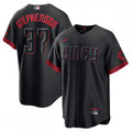 Tyler Stephenson Cincinnati Reds Nike 2023 City Connect Replica Player MLB Jersey - Black