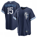 Whit Merrifield Kansas City Royals Nike 2022 City Connect Replica Player MLB Jersey - Navy