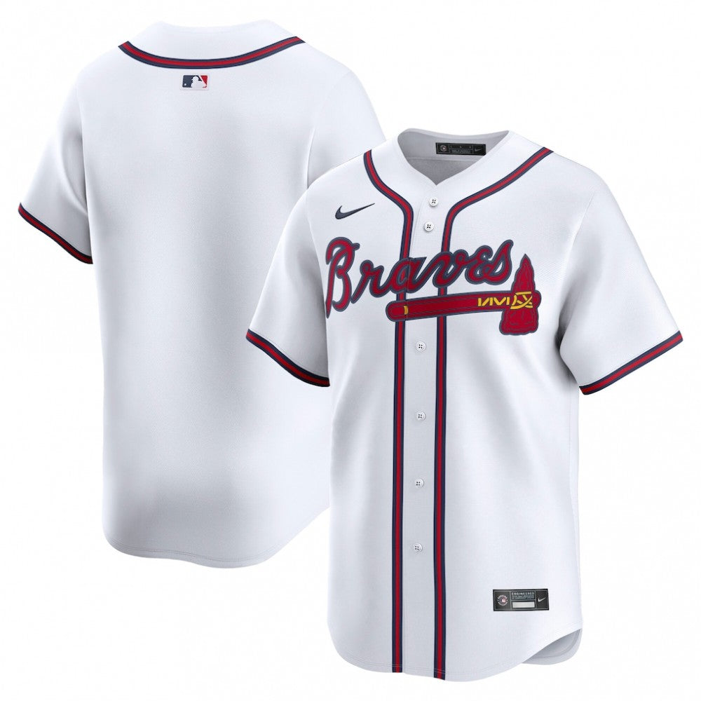 Atlanta Braves Nike Home Limited MLB Jersey - White