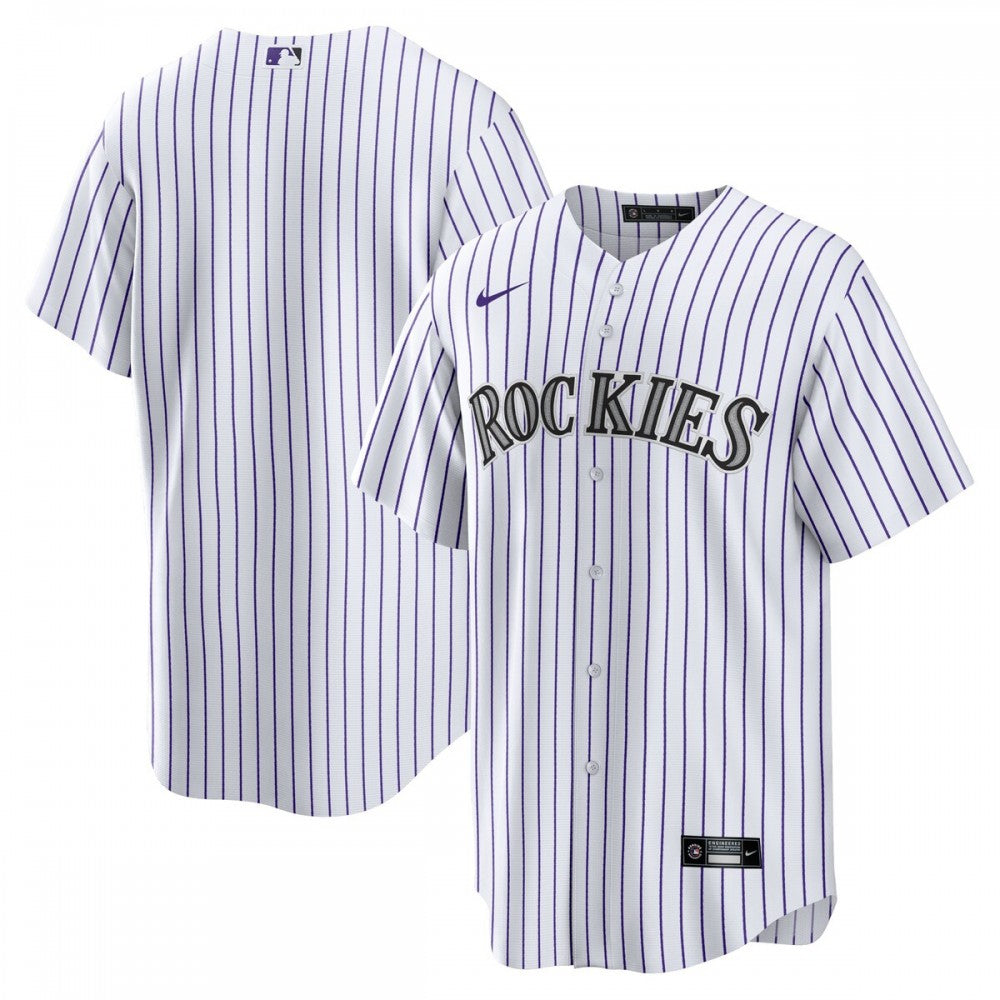 Colorado Rockies Nike Home Blank Replica MLB Jersey - White