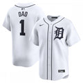 Detroit Tigers Nike #1 Dad Home Limited MLB Jersey - White