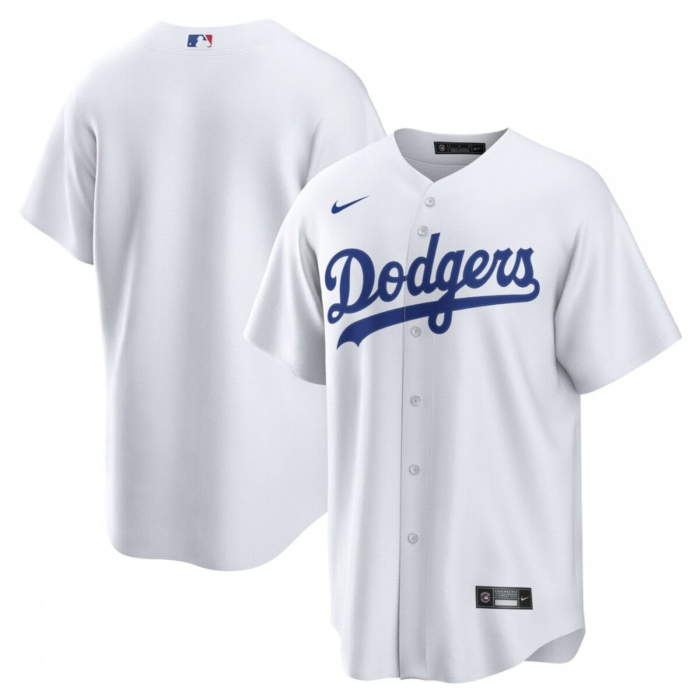Los Angeles Dodgers Nike Home Blank Replica MLB Jersey - White