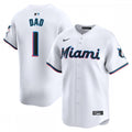 Miami Marlins Nike #1 Dad Home Limited MLB Jersey - White
