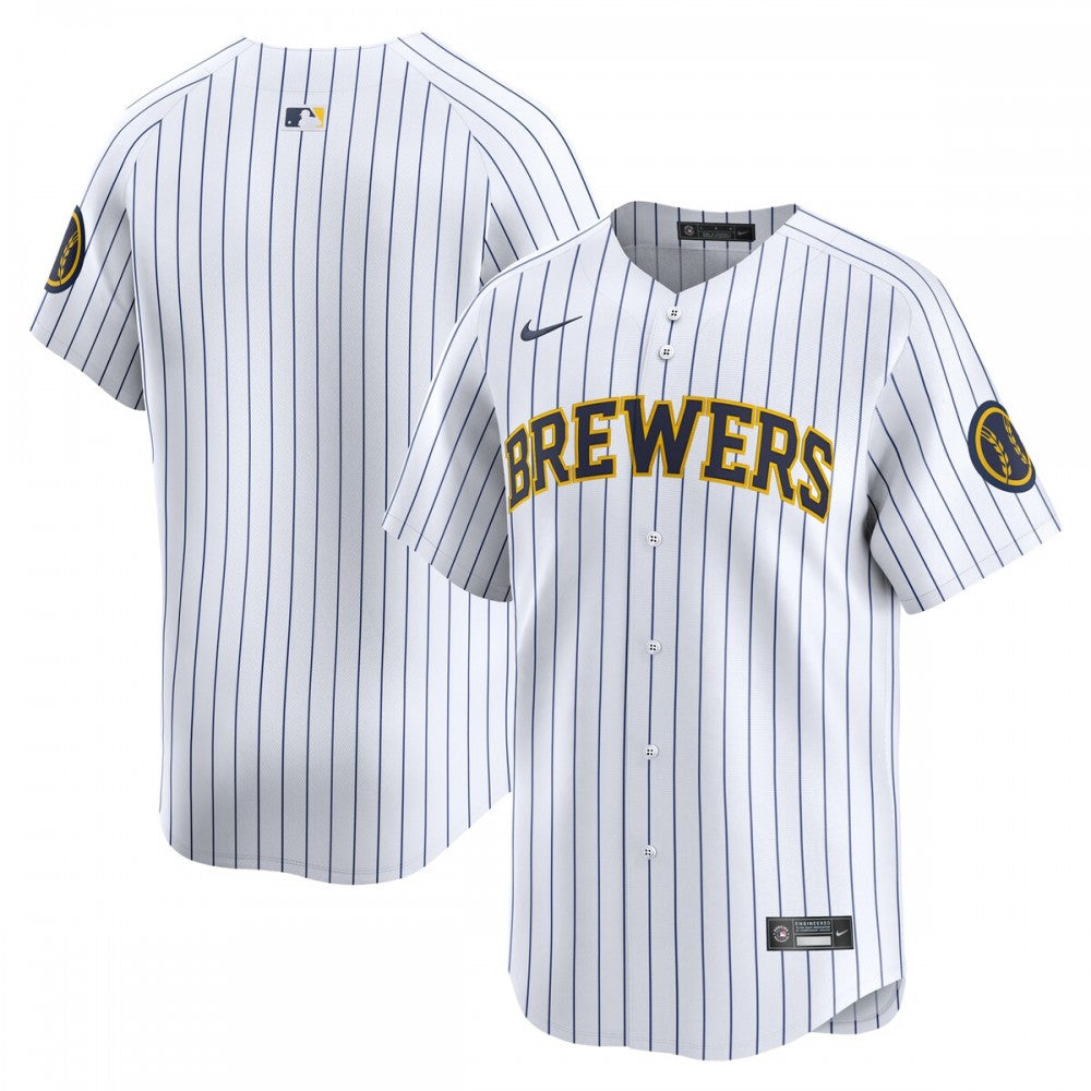Milwaukee Brewers Nike  Alternate Limited MLB Jersey?C White