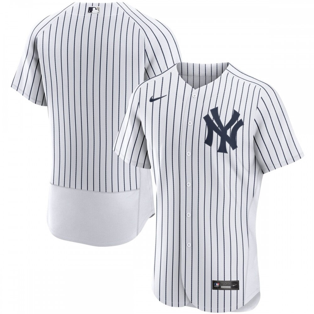 New York Yankees Nike Home Authentic Team MLB Jersey - White
